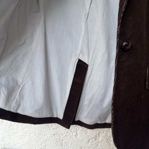 Vintage J. Crew Chocolate Brown Corduroy Blazer – new with tags - Picture 8 of 10